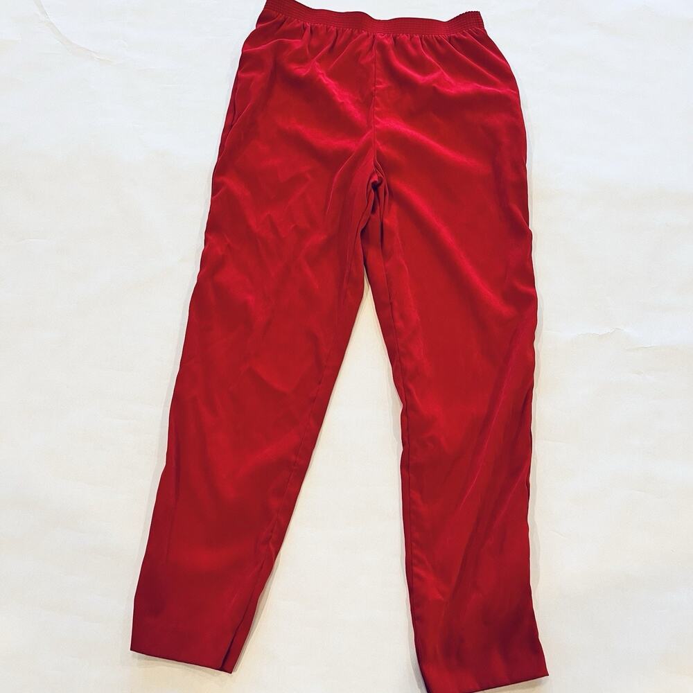 Allison Daley Red Pull On Pants size 18 Stretch A0135
